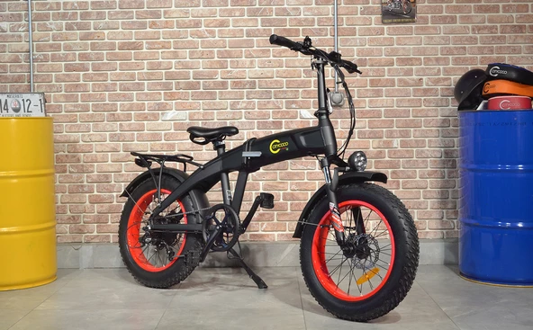 CİTYCOCO Fatbike Mini Katlanabilir Elektrikli Bisiklet 250 Watt