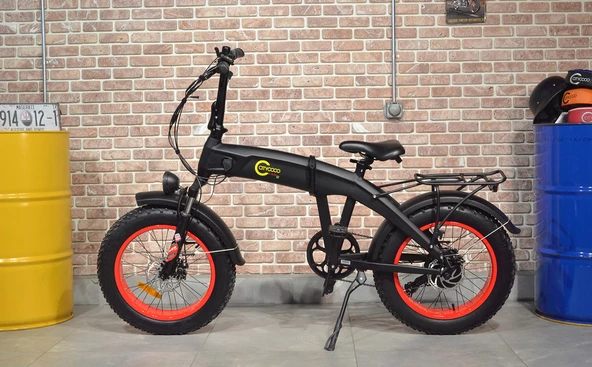 CİTYCOCO Fatbike Mini Katlanabilir Elektrikli Bisiklet 250 Watt - 4