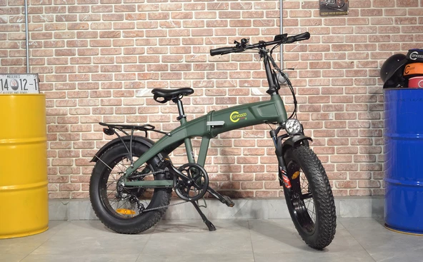 CİTYCOCO Fatbike Mini Katlanabilir Elektrikli Bisiklet 250 Watt - 6