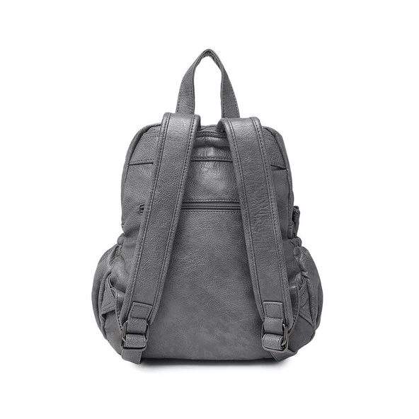 Yıkama Deri Sırt Askılı Kadın Çantası 21-K Barcelona 1902 - 2