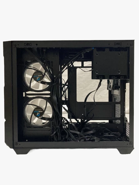 GAMEFORCE Bree 9x120 Mm Fanlı ARgb Kum Kontr lü EATX Oyuncu Bilgisayar Kasası - 5