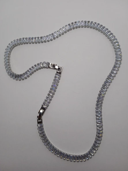 Çelik suyolu gümüş kolye - 3