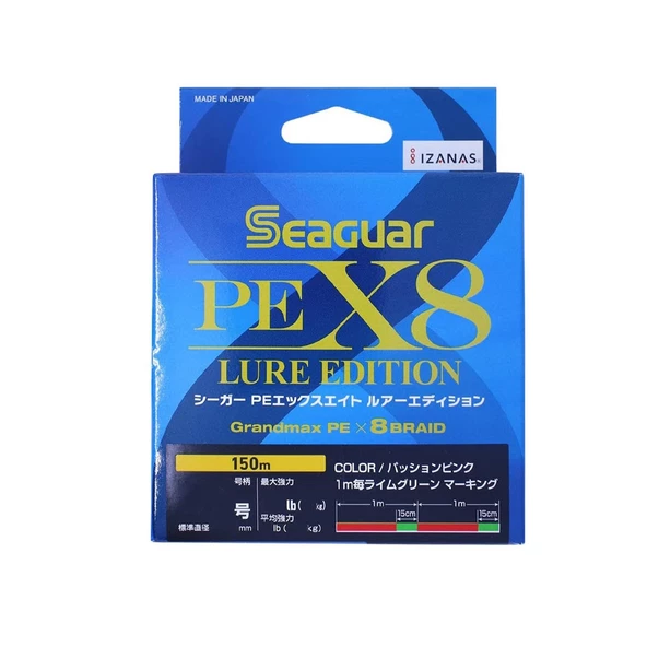 Seaguar Lure Edition 8B Multicolor 150m İp Misina Kalınlık (mm) : 0,13mm