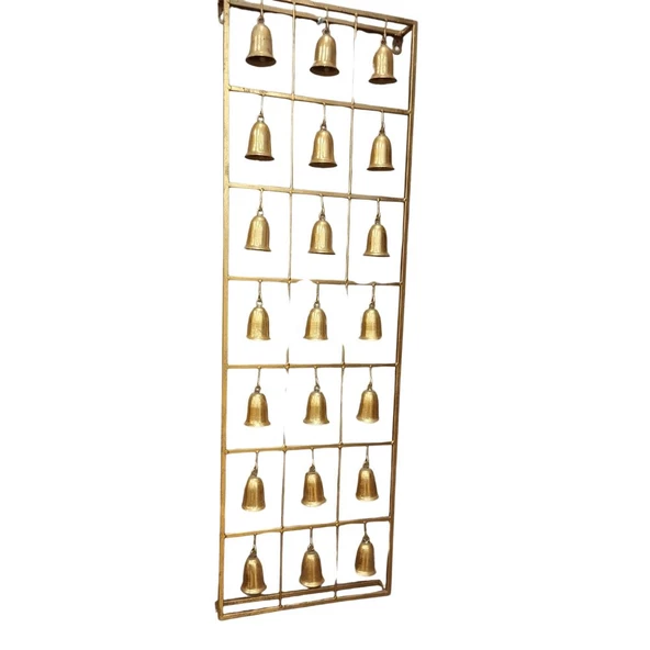 T.Concept Dekoratif Zilli Metal Duvar Aksesuarı Gold - 2