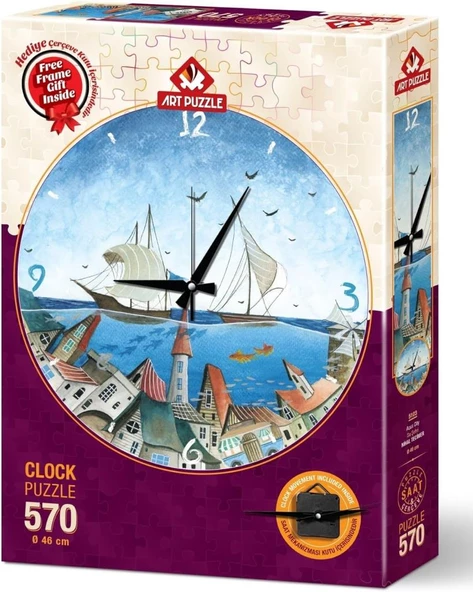 Art Puzzle Su Sehrı - Saat Puzzle 5103