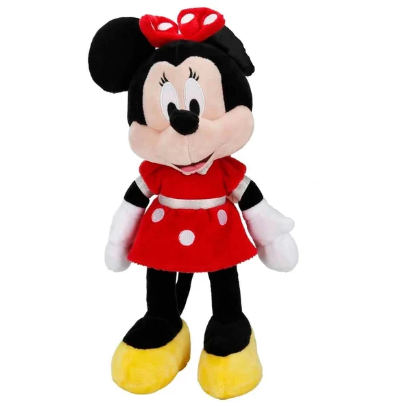 Sunman Minnie Kırmızı Elbiseli Peluş 36 cm