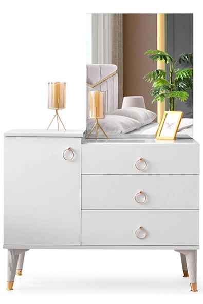 Palermo Yatak Odası-beyaz-sürgülü Ve Aynalı-bazasız Traversli-ücretsiz Nakliye Ve Montaj - 6