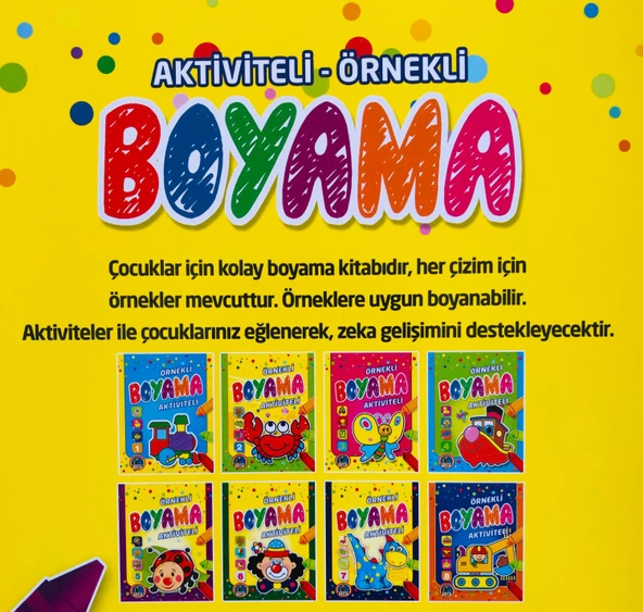 Kapris Aktivite Örnekli Boyama Kitabı 8 Kitap 48 Sayfa - 2
