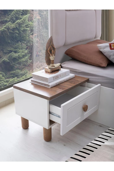 %100 MDF-Aytaşı-Bohem Craft Genç Odası Takımı-Bazasız - 3