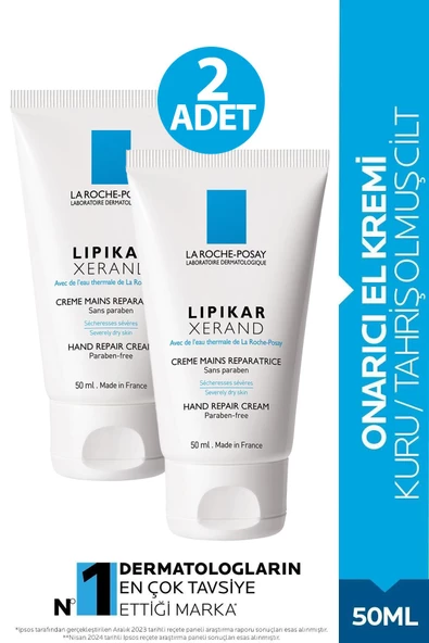 La Roche Posay Lipikar Xerand El Kremi 50 ml 2 Adet