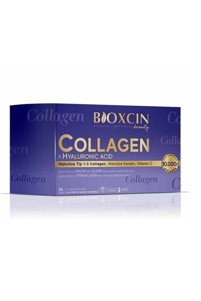 Beauty Collagen Toz 30 Saşe X 10.000 Mg Tip 1 - Tip 3 Hidrolize Kolajen - Keratin