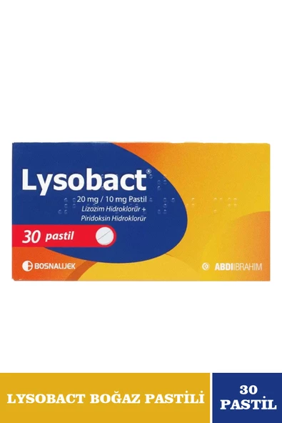 Lysobact Pastil 30 Adet ürün görseli 1