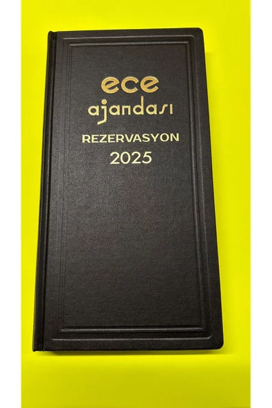 Ece Ajanda 2025 17x33 Rezervasyon Ajandası