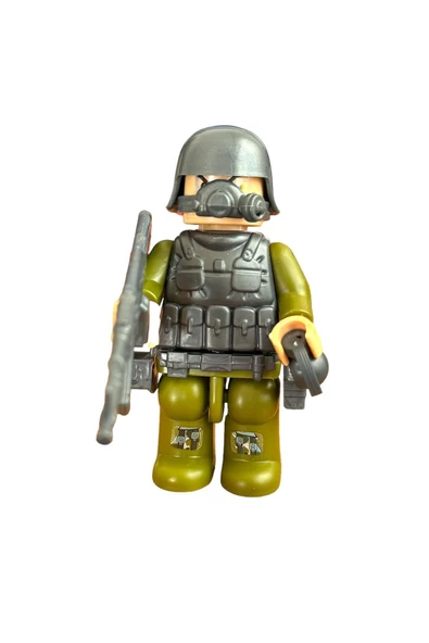 Özel Kuvvetler JUNGLE SPECİAL FORCES Sök-Tak Mini Asker Figür Seti 8 CM Minifigür - 2