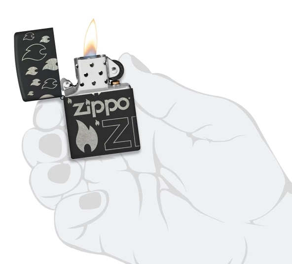 ZIPPO ÇAKMAK -48908 ZIPPO DESIGN 7 - Resim 5