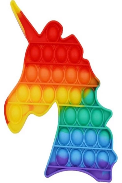 Popit Oyuncak Pop It Push Buble Fidget Kelebek Unicorn Ve Dinozor Zihinsel Ve Duyusal 3 Üi Set - 3