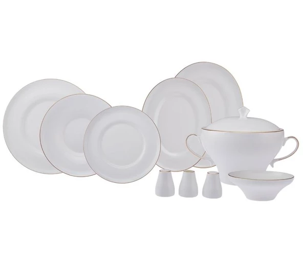 Emsan Alicia Gold 60 Parça Fıne Bone Yemek Takımı - 2