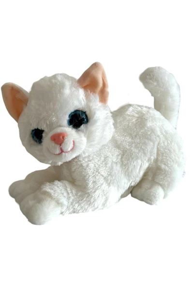 Sesli Miyavlayan Jumbo 30 cm Peluş Kedi - 3