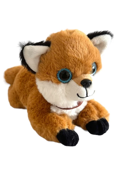 Havlayan Sevimli Peluş Köpek 25 Cm Yatan Köpek Peluş ürün görseli 1