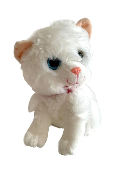 Sesli Ayakta Miyavlayan 28 cm Peluş Kedi Oyuncak - 3