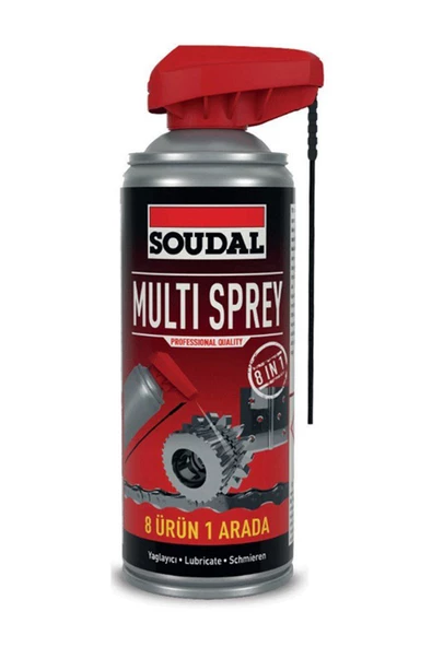 Soudal 8'i 1 Arada Pas Sökücü Yağlayıcı Sprey 400ml