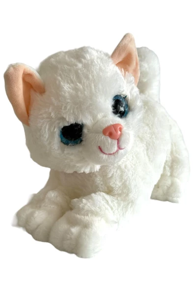 Sesli Miyavlayan Jumbo 30 cm Peluş Kedi