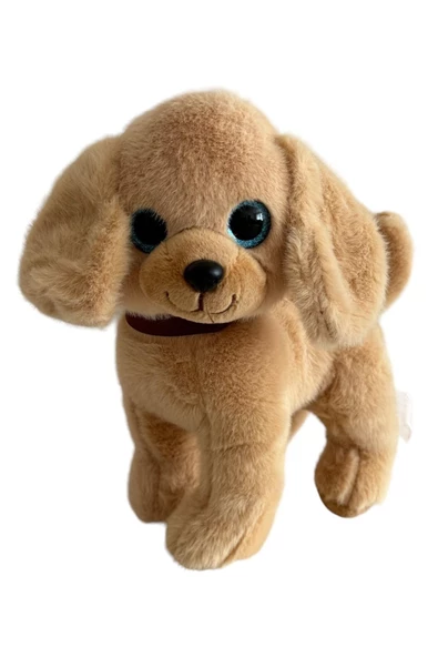 Havlayan Sevimli Peluş Köpek 20 Cm Ayakta Sesli Köpek Peluş - Resim 3