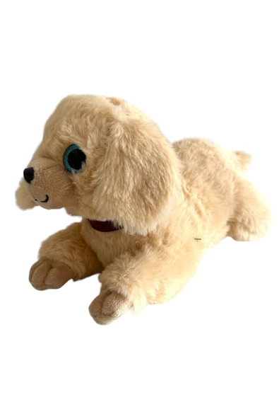 Havlayan Sevimli Peluş Köpek 25 Cm Yatan Köpek Peluş - 2