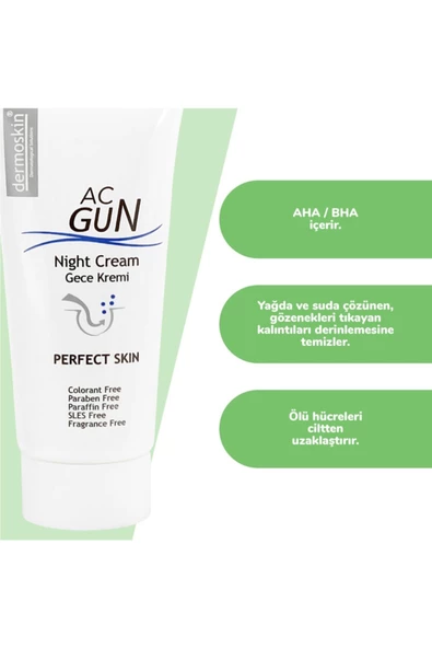 Acgun Sivilce Ve Akneli Ciltler Için Onarıcı Gece Kremi 30 Ml - 2