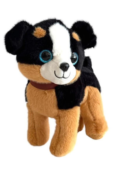 Havlayan Sevimli Peluş Köpek 20 Cm Ayakta Sesli Köpek Peluş - 3