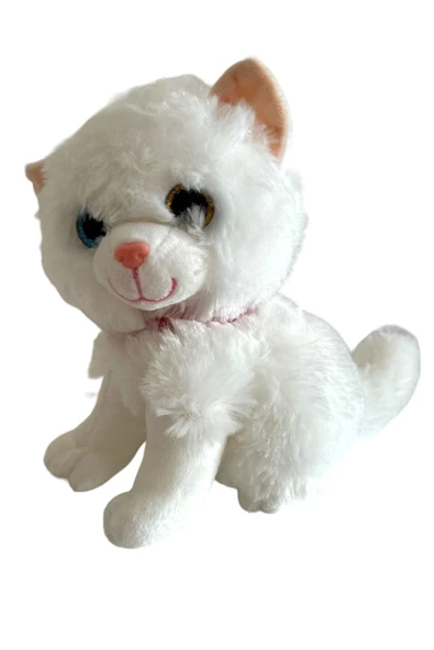Sesli Ayakta Miyavlayan 28 cm Peluş Kedi Oyuncak