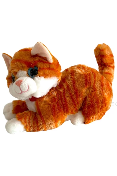 Sesli Miyavlayan Jumbo 30 cm Peluş Kedi