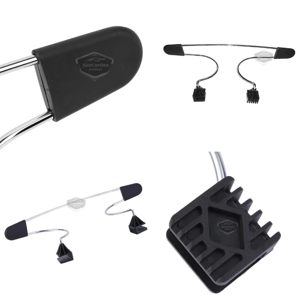 Oto Koltuk Arkası Elbise Askılığı Ceket Askısı Krom Metal Araç İçi Askılık Kaydırmaz Yüzeyli Kıyafet Askısı - 4