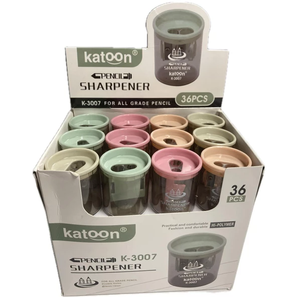 Bafix Katoon Kalemtraş Çiftli Hazneli Kalemtraş 36 Lı Paket