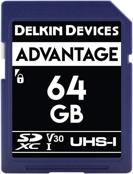 DELKIN DEVICES ADVANTAGE 64GB SD UHS-I V30 Hafıza Kartı