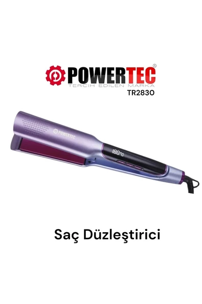 Powertec TR-501 Profesyonel Pembe Renkli Fön + TR-2830 IonTech Saç Düzleştirici - 3