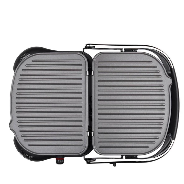 Korkmaz Dayanıklı Castron Tost Makinesi Lacivert-Krom Renk  A324-07 - 3