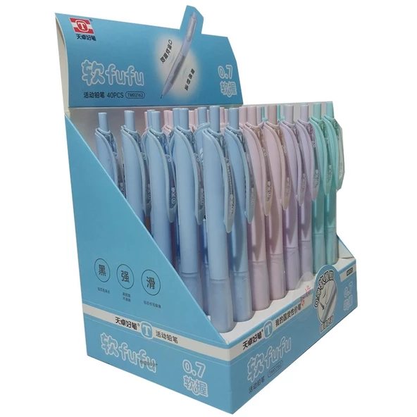 Bafix Versatil Kalem Elastik Mekanik 0.7 MM Uçlu Kalem 40 Lı Paket - 2