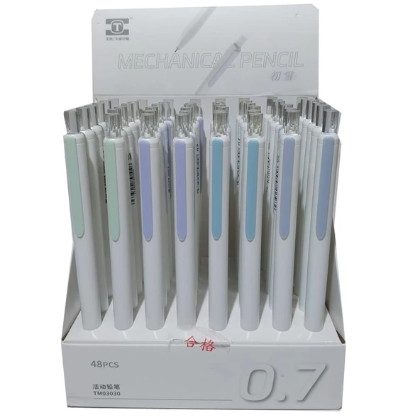 Bafix Versatil Kalem Mekanik 0.7 MM Uçlu Kalem 48 Li Paket