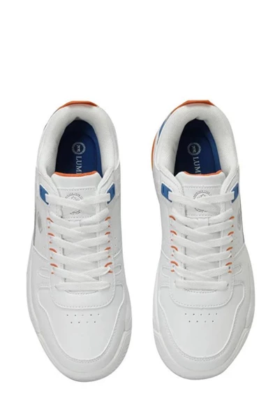Lumberjack BAVIARA 4PR 101875915 Erkek Sneaker Ayakkabı Beyaz Turuncu 40-45 - 5