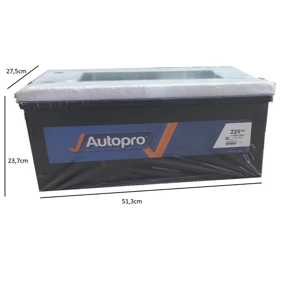 Autopro 12 V 225 Ah 1150 A EN (İnci Akü Güvencesiyle) - 2