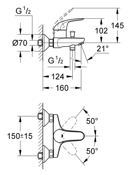 GROHE EUREOE BANYO BATARYASI 32743000 - 3