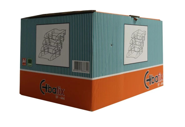 Bafix Evrak Rafı Hareketli Plastik 4 LÜ Şeffaf Evrak Rafı (4 Adet)