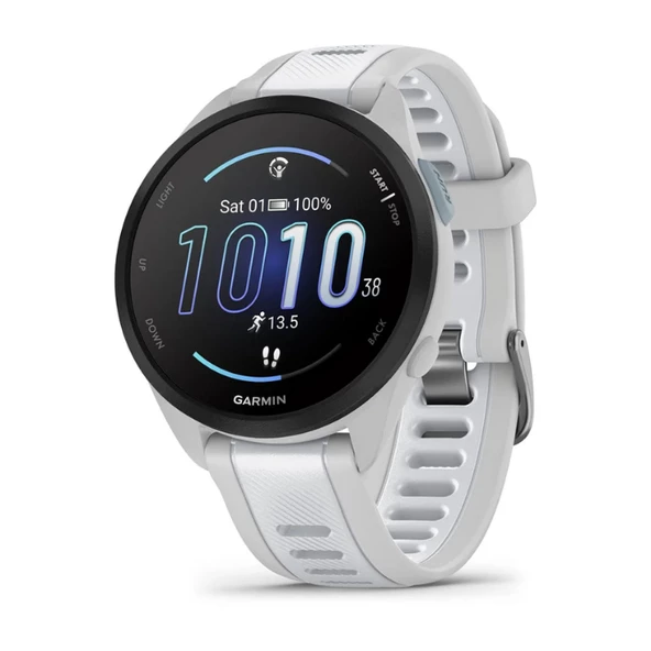 Garmin Forerunner Music 165 Sis Grisi Beyaz