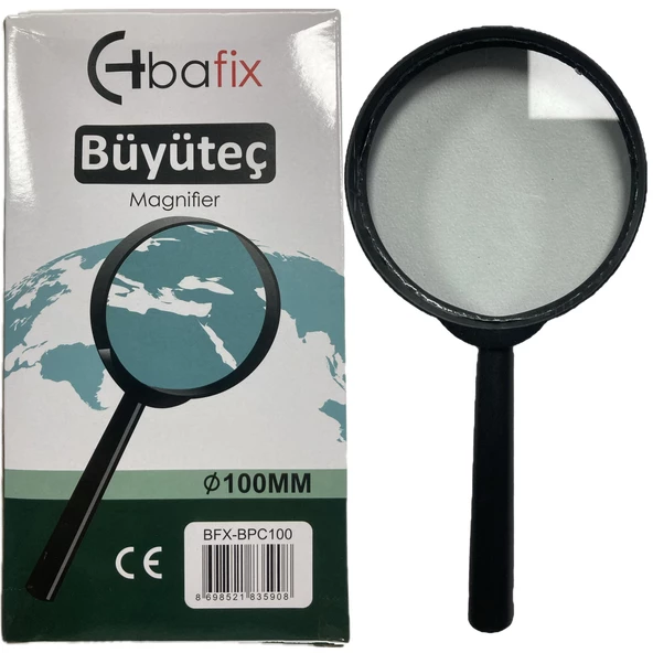 Bafix Büyüteç Plastik Çerçeveli 100 MM Büyüteç