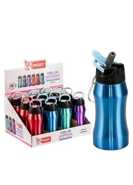 MİKRO MT 2630-12 500 ML ÇELİK MATARA