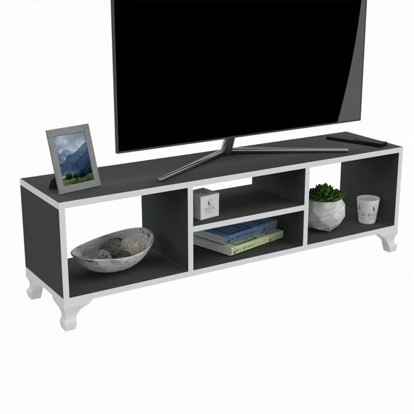 Kenzlife televizyon sehpası tokyo gri 038*080*30 tv ünitesi - Resim 2