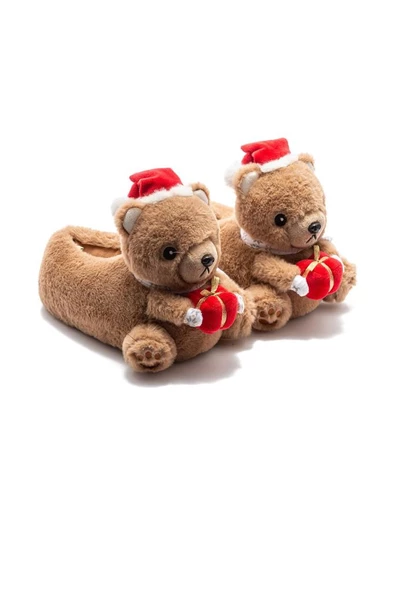 Twigy EE0555 TW REGALO Kadın Hayvanlı Panduf Kahve 36-41