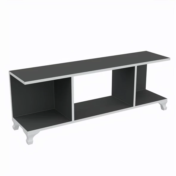 Kenzlife televizyon sehpası seul gri 038*120*30 tv ünitesi - Resim 3
