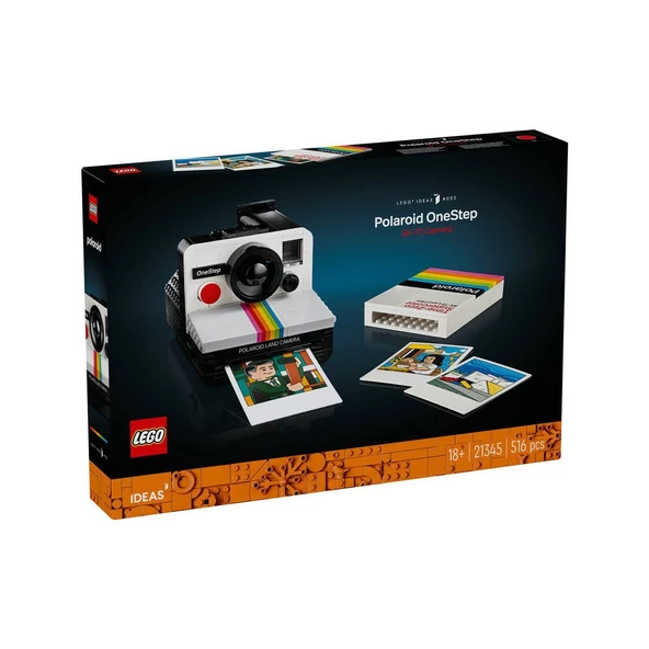 21345 LEGO® ideas Polaroid OneStep SX-70 Kamera 516 parça +18 yaş